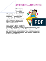 Guía de Aprendizaje Matemáticas - Tercer Grado