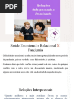 Palestra Relações Interpessoais e Emocionais