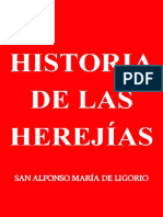 Historia de Las Herejias San Alfonso Maria de Ligorio
