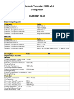 Cat Electronic Technician 2019A v1.0 Configuration: Parameter Value