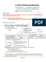 Computer Application Exam Review