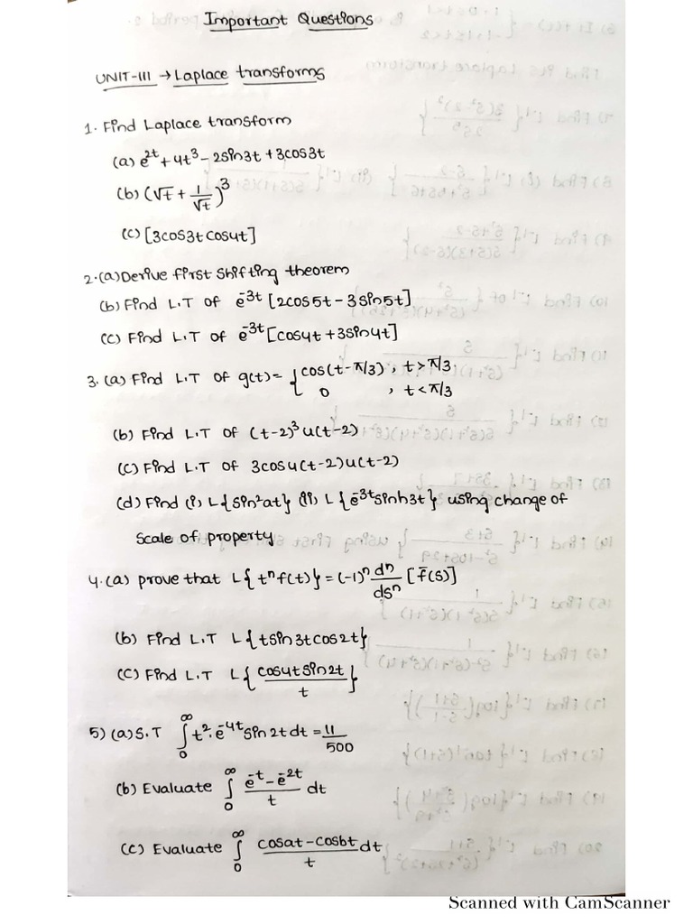 Sem 2 CIE II IMPORTANT QUESTIONS | PDF
