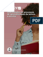 Dificuldades No Processo de Aprendizagem Da Leitura e Da Escrita