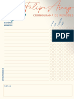 Cronograma de Revisões Felipe Araujo