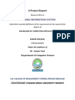 Synopsis Banking Information System