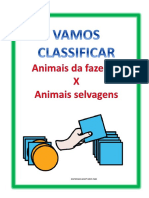 Animais Da Fazenda X Animais Selvagens