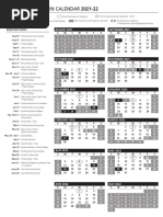 Calendar Eips 2021-22