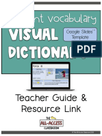 Content Vocabulary: Teacher Guide & Resource Link