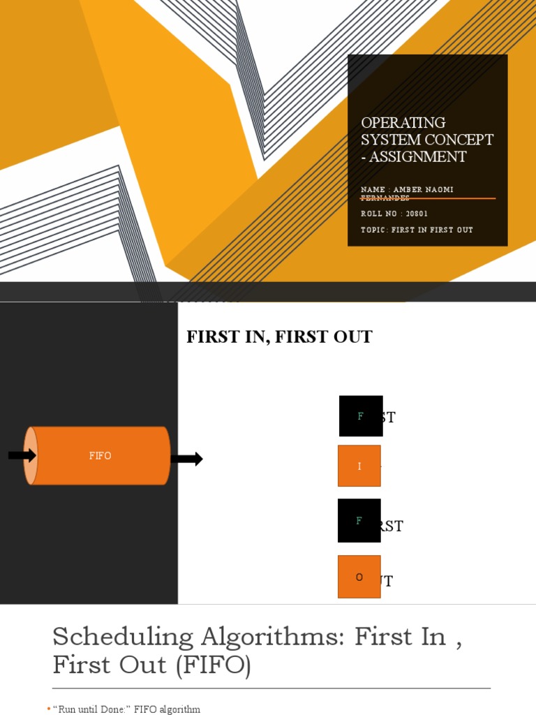 Operating System Concept - Assignment | PDF | Scheduling (Computing ...