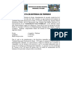 1 Acta de Entrega de Terreno Acopalca-purhuay