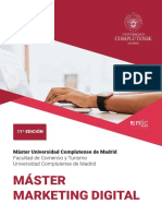 Dossier Master Marketing Digital UCM