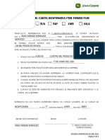 Formato de Carta Responsiva Fondo Fijo 2021