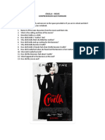 Cruella - Movie Comprehension Questionnaire Instructions