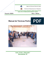 Manual de Técnicas Participativas - SUCRE- BOLIVIA