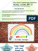 By Beth Richey, LCSW, RPT-S: Free Interactive Play-Based Teletherapy Powerpoint