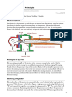 Ejector Working Principle