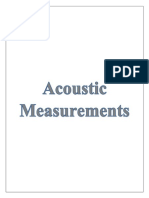 Acoustic Measurements