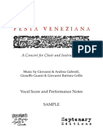 Festa Veneziana: A Concert For Choir and Instruments