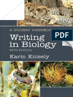 Karin Knisely - A Student Handbook For Writing in Biology