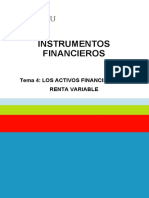 TEMA 4. LOS ACTIVOS FINANCIEROS DE RENTA VARIABLE (Texto)