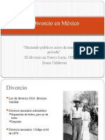 El Divorcio en México