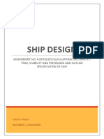 Ship Design Calculations and Specifications for 63,000 Ton General Cargo Vessel