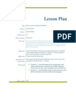 Lesson Plan: Title Subject Author Grade Level Time Duration