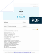 Pago de Servicio AYSA - 5850587641