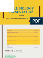 Cell Biology Presentation: Group-4 Concept of Ribozyme and Rna Transduction