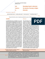 Grafo de Conocimiento para Determinar El Dominio Del Aprendizaje en La Educación Superior