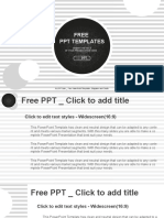 Black Circles On A Background With Stripes PowerPoint Templates Widescreen