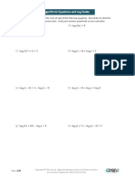 3.6 Logarithmic Equations and Log Scales