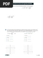 3 - Exponential Log Functions Chapter Review