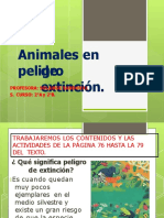 2°A Cs Naturales PPT Animales en Extinción 10 Al 21 Agosto