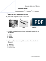 Nombre: - Curso: - Fecha: - X La Alternativa Correcta