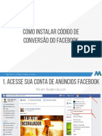 Como Instalar Código de Conversão Facebook