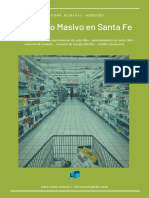 Consumo Masivo en Santa Fe - Agosto 2021 Dif