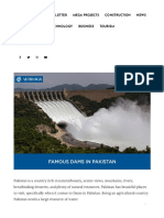 The List of Famous Dams in Pakistan - Blog - AH Group