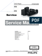 Manual de Serviço do Home Theater DVD Player HTS3510/55