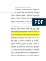 Prisión Preventiva como Prevención General