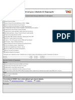 Documentos Admissão - Profissional