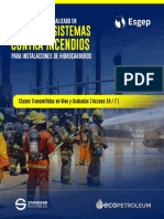 Brochure Diseño de Sistema de Contra Incendio para Instalaciones de Hidrocarburos