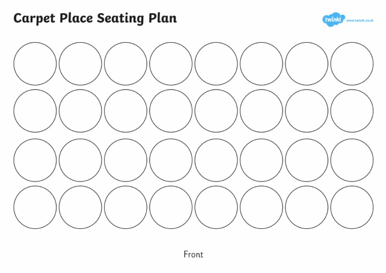 Carpet Place Seating Plan PDF