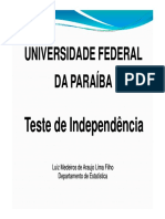 Teste de Independência