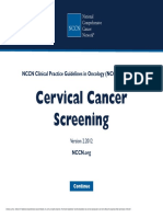 Cervical Cancer Screening