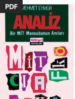 Analiz - Mehmet Eymür