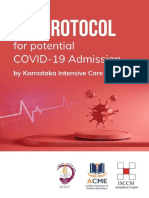 Karnataka Intensive Care Doctors - ICU Protocol for Potential Covid-19 Admission by Karnataka Intensive Care Doctors (2020) - libgen.lc