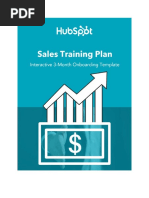 Sales Training Template - HubSpot