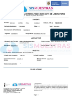 Resultado RT-PCR SARS-CoV-2 negativo 27 años