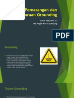 Pemasangan Dan Pemeliharaan Grounding